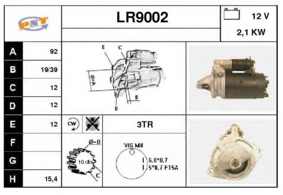 LR9002 SNRA Starter System Starter