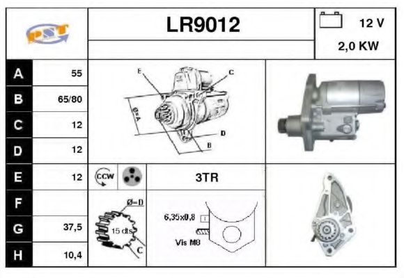 LR9012 SNRA Starter System Starter