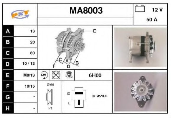 MA8003 SNRA Catalytic Converter