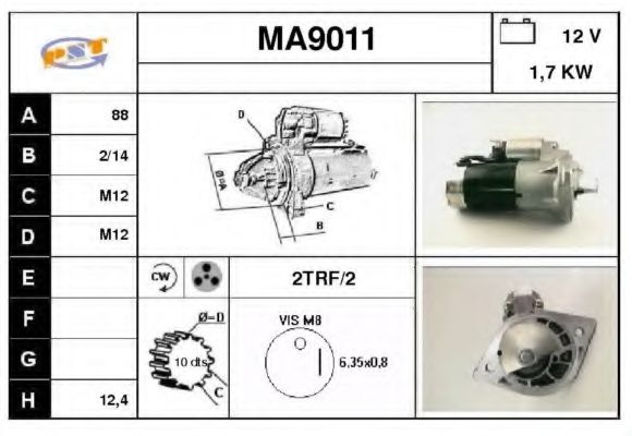 MA9011 SNRA Starter