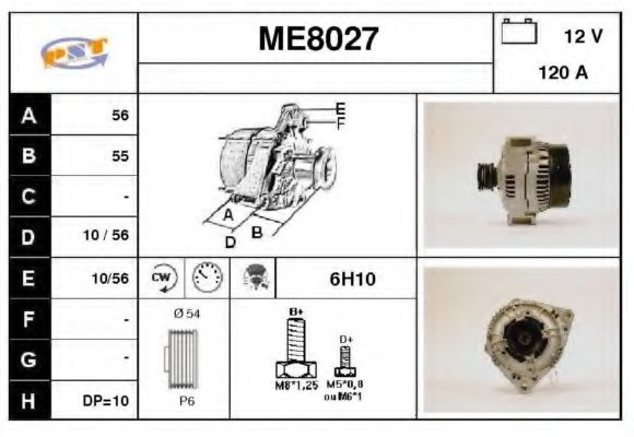 ME8027 SNRA Alternator