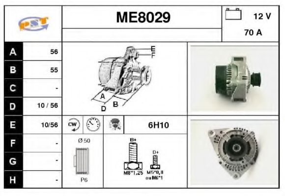 ME8029 SNRA Alternator