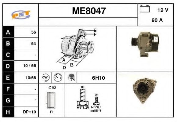 ME8047 SNRA Alternator