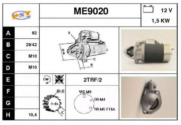 ME9020 SNRA Starter System Starter