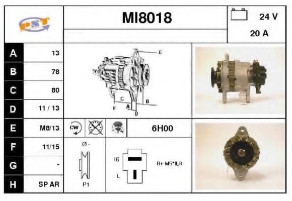 SNRA MI8018