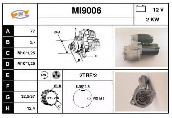 MI9006 SNRA Starter