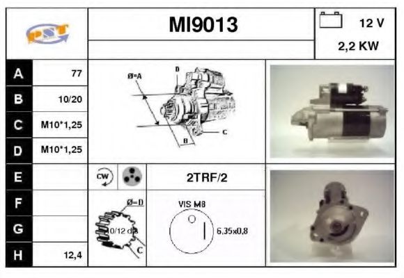 MI9013 SNRA Starter