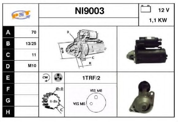 NI9003 SNRA Starter