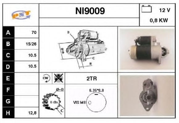 NI9009 SNRA Starter