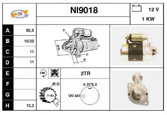 NI9018 SNRA Starter System Starter