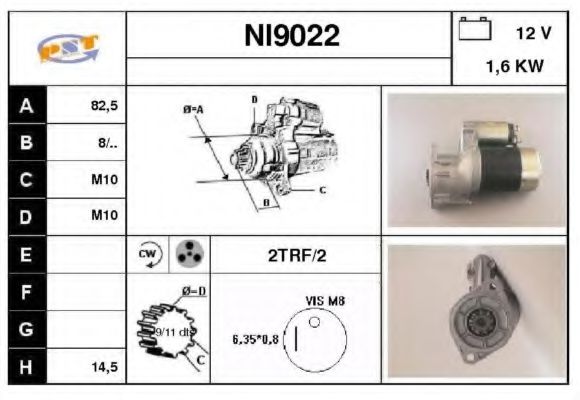 NI9022 SNRA Starter System Starter