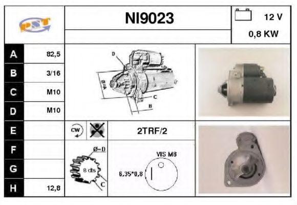 NI9023 SNRA Starter System Starter