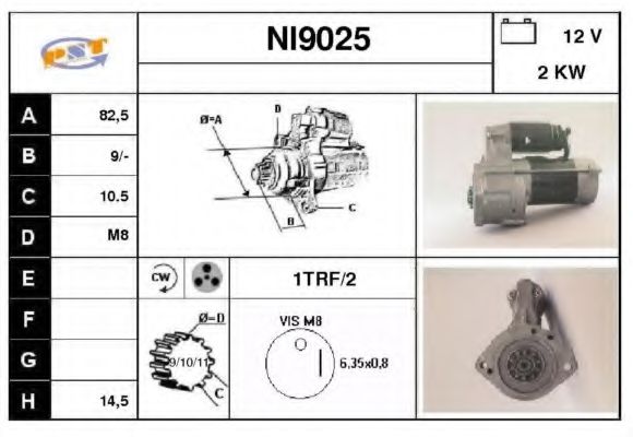 NI9025 SNRA Starter System Starter