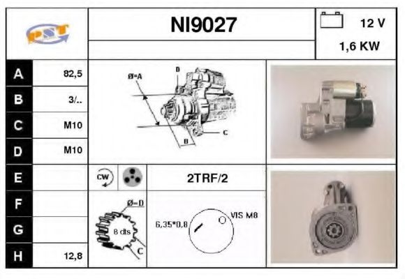 NI9027 SNRA Starter System Starter