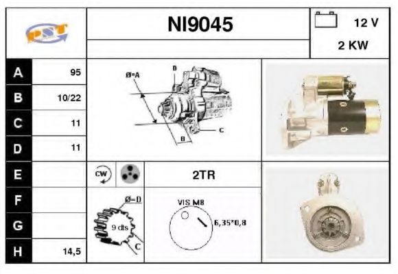 NI9045 SNRA Starter System Starter
