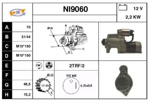 NI9060 SNRA Starter System Starter