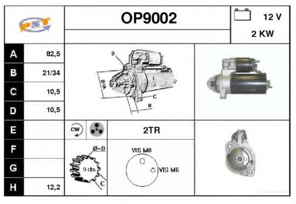 OP9002 SNRA Steering Steering Gear