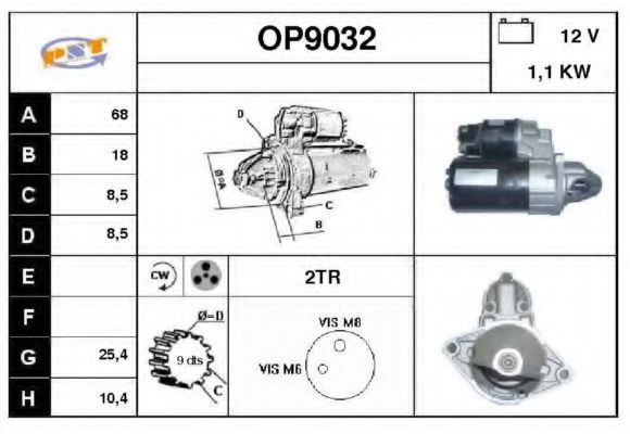 OP9032 SNRA Steering Gear