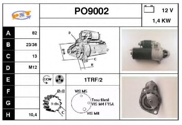 PO9002 SNRA Lenkung Lenkgetriebe