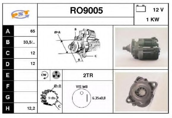 RO9005 SNRA Starter