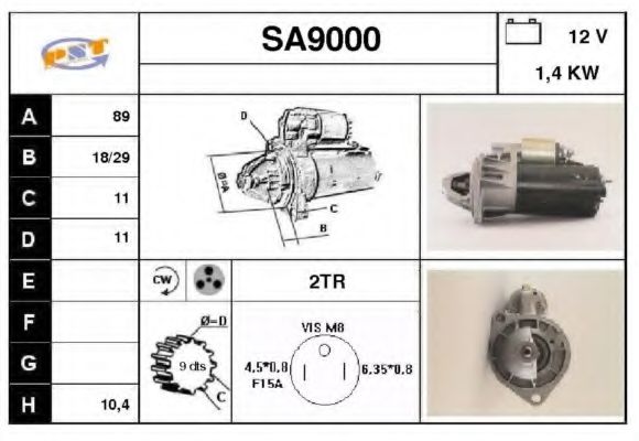 SA9000 SNRA Starter System Starter