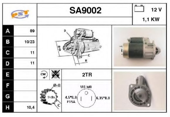 SA9002 SNRA Starter