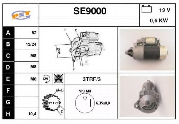 SE9000 SNRA Starter