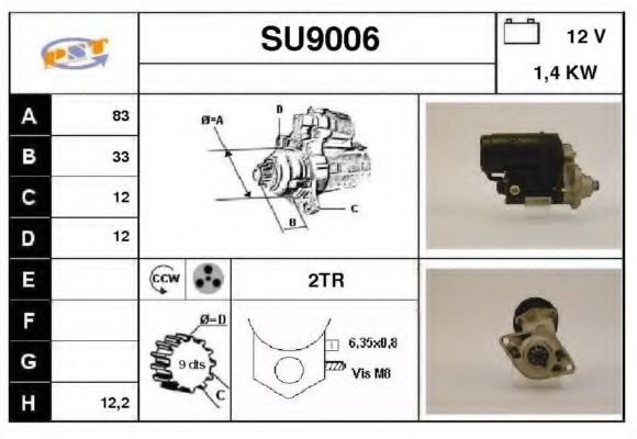 SU9006 SNRA Steering Steering Gear