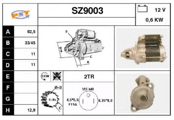SZ9003 SNRA Starter System Starter