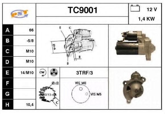 TC9001 SNRA Starter