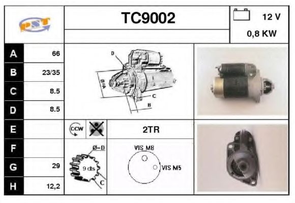 TC9002 SNRA Starter