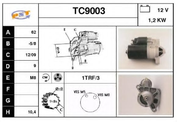 TC9003 SNRA Starter