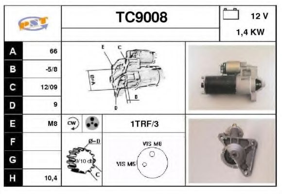 TC9008 SNRA Starter