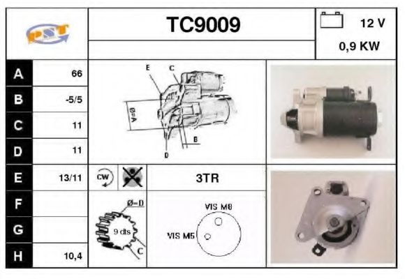 TC9009 SNRA Starter