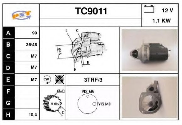 TC9011 SNRA Starter System Starter