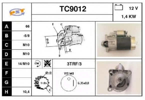 TC9012 SNRA Starter