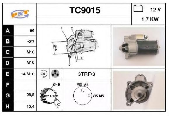 TC9015 SNRA Starter