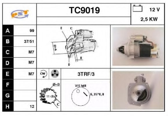 TC9019 SNRA Starter