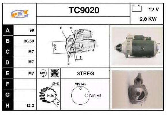 TC9020 SNRA Starter System Starter