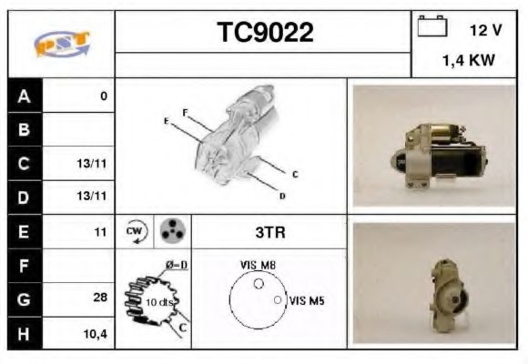 TC9022 SNRA Starter