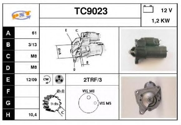 TC9023 SNRA Starter System Starter