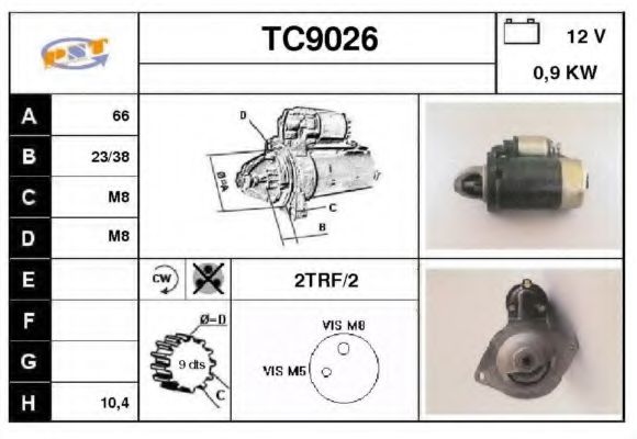 TC9026 SNRA Starter System Starter