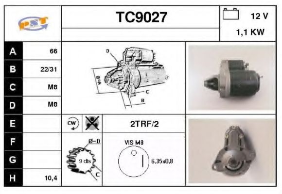 TC9027 SNRA Starter System Starter