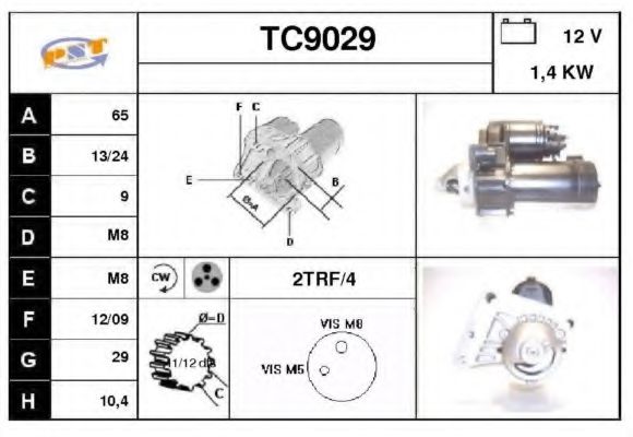 TC9029 SNRA Starter
