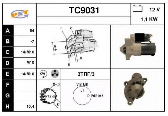 TC9031 SNRA Starter
