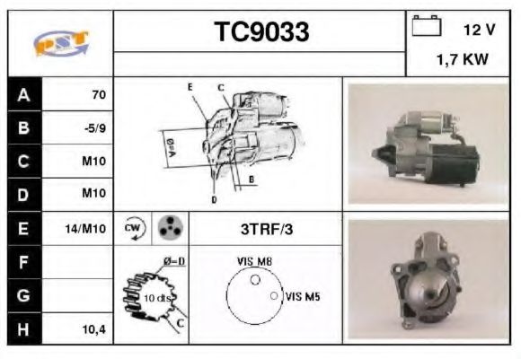 TC9033 SNRA Starter