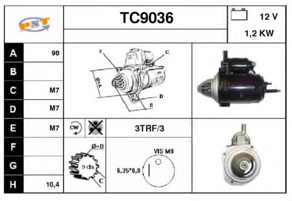 TC9036 SNRA Starter