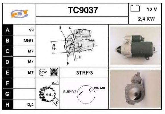 TC9037 SNRA Starter