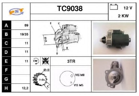 TC9038 SNRA Starter
