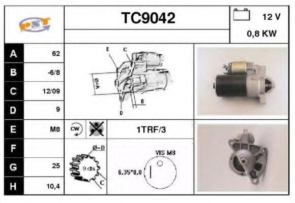 TC9042 SNRA Starter